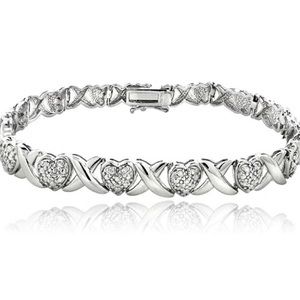 💎Diamond Heart X-Linked Bracelet💎
